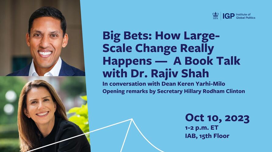 Big Bets: How Large-Scale Change Really Happens