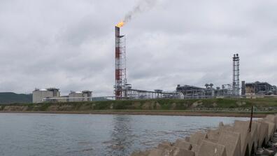 An oil and gas company in Russia's Sakhalin Island