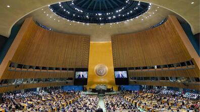 picture of the UN General Assembly 