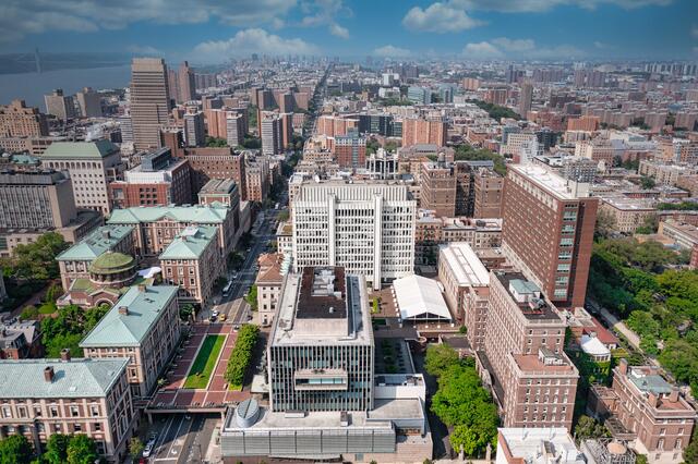 Aerial view of Columbia and IAB