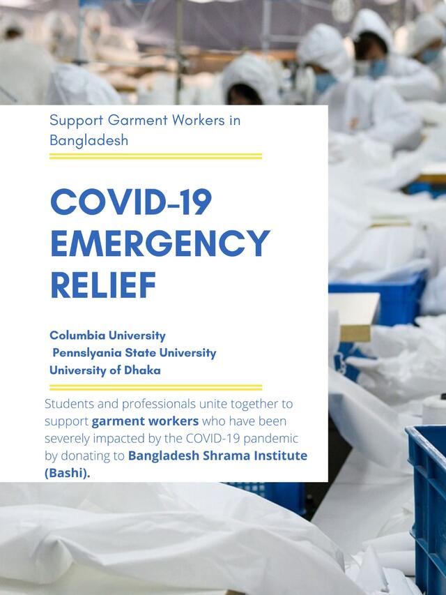 COVID-19 Relief for Garment Workers in Bangladesh