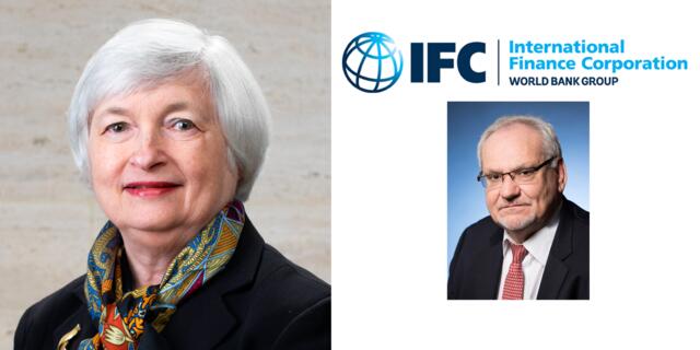 Janet L. Yellen and IFC CEO Philippe Le Houérou